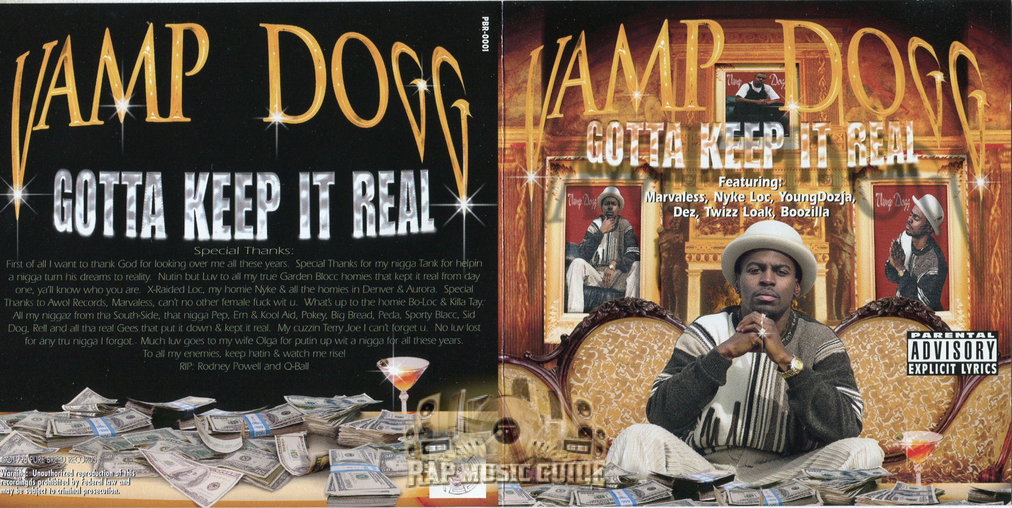 Vamp Dogg - Gotta Keep It Real: CD | Rap Music Guide